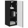 Szafka pod telewizor 2 pcs Czarny 30 x 31 x 80 cm