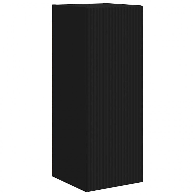 Szafka pod telewizor 2 pcs Czarny 30 x 31 x 80 cm