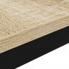 Stolik kawowy Sonoma 70 x 50 x 36 cm Materiał drewnopochodny