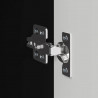 Szafka pod telewizor 2 pcs Czarny 30 x 31 x 80 cm