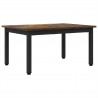 Stolik kawowy Dąb dymny 70 x 50 x 36 cm Materiał drewnopochodny