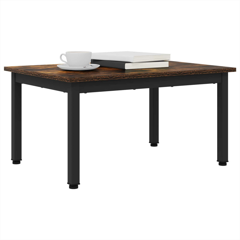 Stolik kawowy Dąb dymny 70 x 50 x 36 cm Materiał drewnopochodny