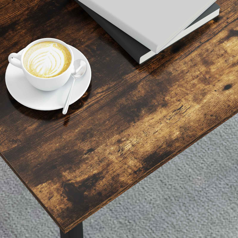 Stolik kawowy Dąb dymny 70 x 50 x 36 cm Materiał drewnopochodny