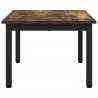 Stolik kawowy Dąb dymny 70 x 50 x 36 cm Materiał drewnopochodny