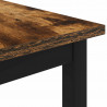 Stolik kawowy Dąb dymny 70 x 50 x 36 cm Materiał drewnopochodny