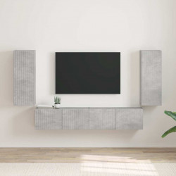 Szafka pod telewizor 2 pcs Betonowy 30 x 31 x 80 cm