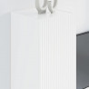 Szafka pod telewizor Błyszcząca biel 30 x 31 x 80 cm