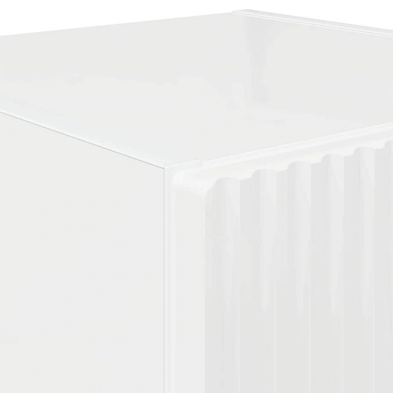 Szafka pod telewizor Błyszcząca biel 30 x 31 x 80 cm