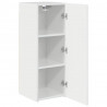Szafka pod telewizor 2 pcs Błyszcząca biel 30 x 31 x 80 cm