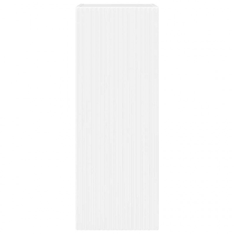 Szafka pod telewizor 2 pcs Błyszcząca biel 30 x 31 x 80 cm
