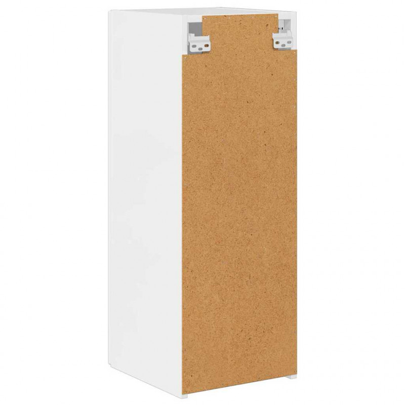 Szafka pod telewizor 2 pcs Błyszcząca biel 30 x 31 x 80 cm