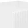 Szafka pod telewizor 2 pcs Błyszcząca biel 30 x 31 x 80 cm