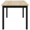 Stolik kawowy Sonoma 100 x 50 x 45 cm Materiał drewnopochodny