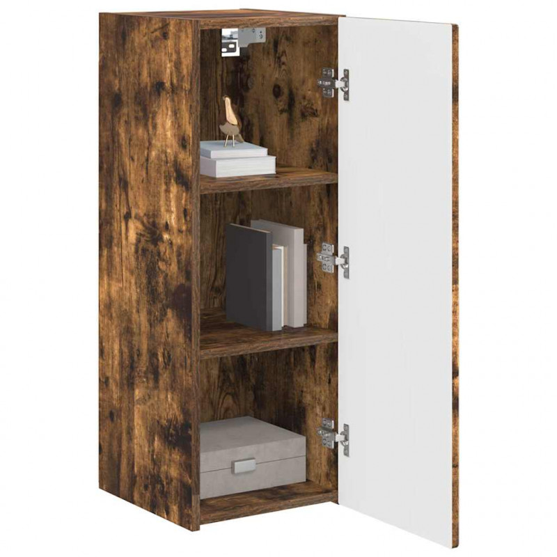 Szafka pod telewizor 2 pcs Dąb wędzony 30 x 31 x 80 cm