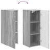 Szafka pod telewizor Szary Sonoma 30 x 31 x 80 cm