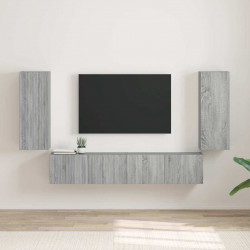 Szafka pod telewizor 2 pcs Szary Sonoma 30 x 31 x 80 cm