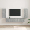 Szafka pod telewizor 2 pcs Szary Sonoma 30 x 31 x 80 cm