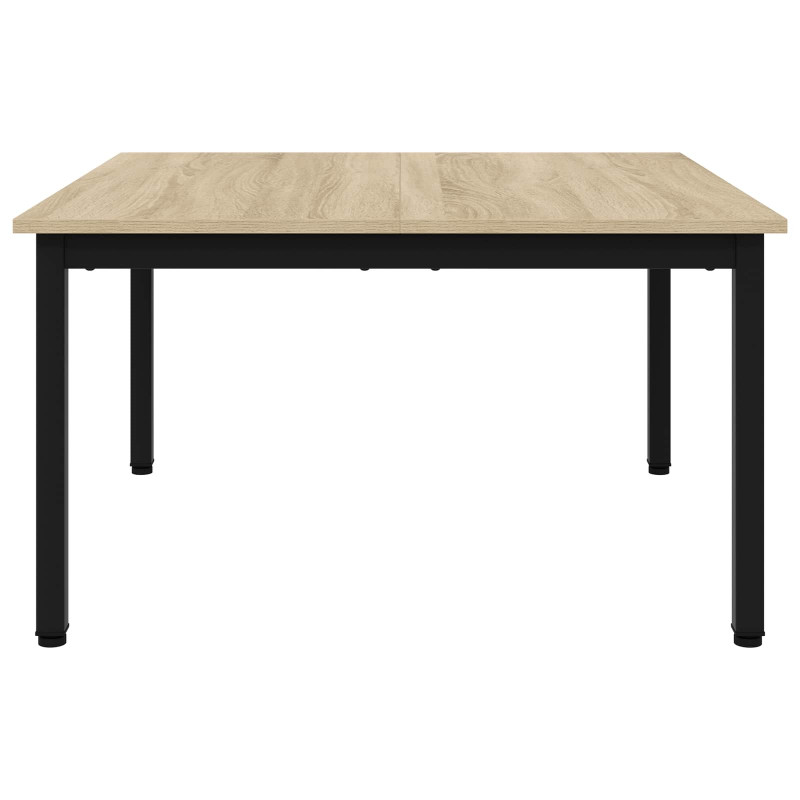Stolik kawowy Sonoma 80 x 80 x 45 cm Materiał drewnopochodny