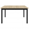 Stolik kawowy Sonoma 80 x 80 x 45 cm Materiał drewnopochodny