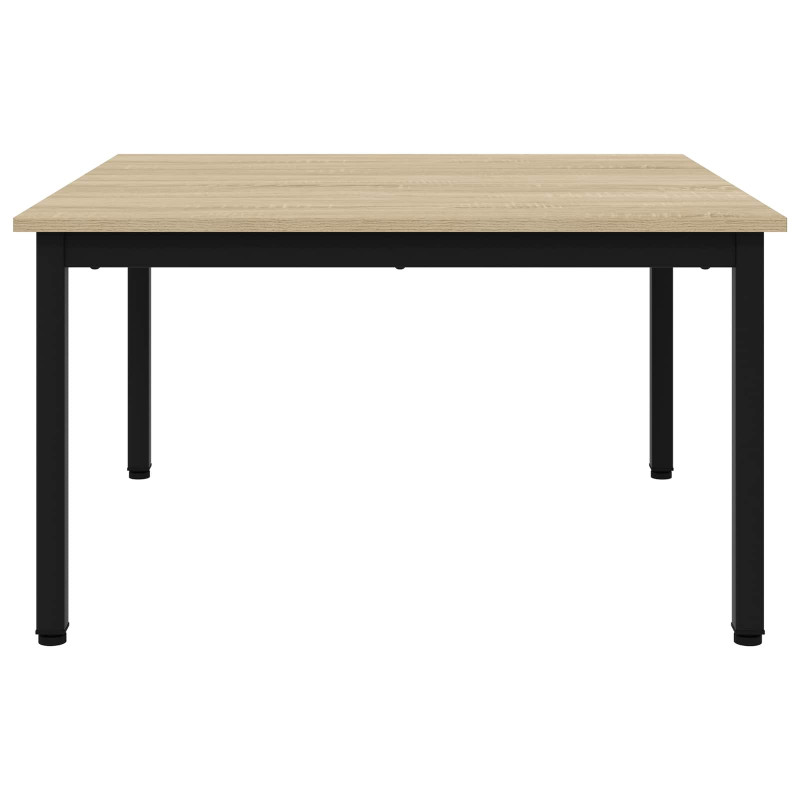 Stolik kawowy Sonoma 80 x 80 x 45 cm Materiał drewnopochodny