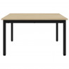 Stolik kawowy Sonoma 80 x 80 x 45 cm Materiał drewnopochodny