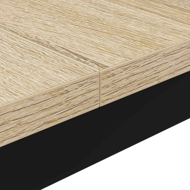 Stolik kawowy Sonoma 80 x 80 x 45 cm Materiał drewnopochodny