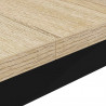 Stolik kawowy Sonoma 80 x 80 x 45 cm Materiał drewnopochodny