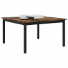 Stolik kawowy Dąb dymny 80 x 80 x 45 cm Materiał drewnopochodny