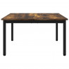 Stolik kawowy Dąb dymny 80 x 80 x 45 cm Materiał drewnopochodny
