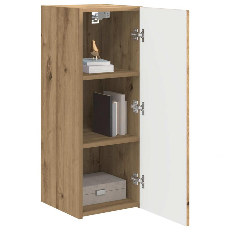 Szafka pod telewizor 2 pcs Dąb rzemieślniczy 30 x 31 x 80 cm