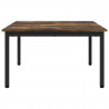 Stolik kawowy Dąb dymny 80 x 80 x 45 cm Materiał drewnopochodny