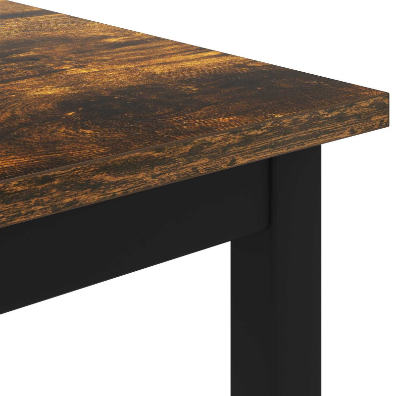 Stolik kawowy Dąb dymny 80 x 80 x 45 cm Materiał drewnopochodny