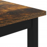 Stolik kawowy Dąb dymny 80 x 80 x 45 cm Materiał drewnopochodny
