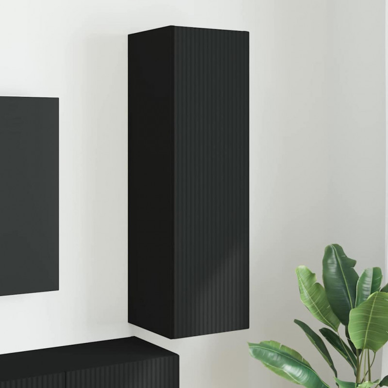 Szafka pod telewizor Czarny 30 x 31 x 100 cm