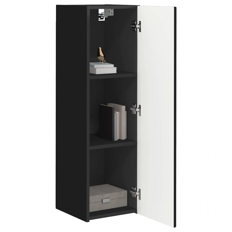 Szafka pod telewizor Czarny 30 x 31 x 100 cm