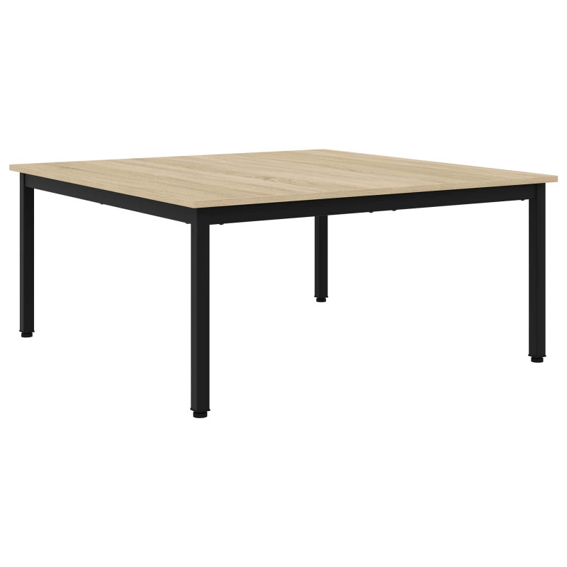 Stolik kawowy Sonoma 100 x 100 x 45 cm Materiał drewnopochodny