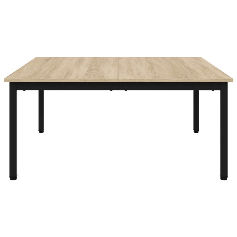 Stolik kawowy Sonoma 100 x 100 x 45 cm Materiał drewnopochodny