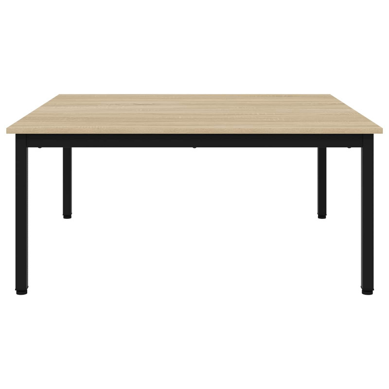 Stolik kawowy Sonoma 100 x 100 x 45 cm Materiał drewnopochodny