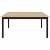 Stolik kawowy Sonoma 100 x 100 x 45 cm Materiał drewnopochodny