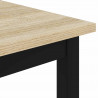 Stolik kawowy Sonoma 100 x 100 x 45 cm Materiał drewnopochodny