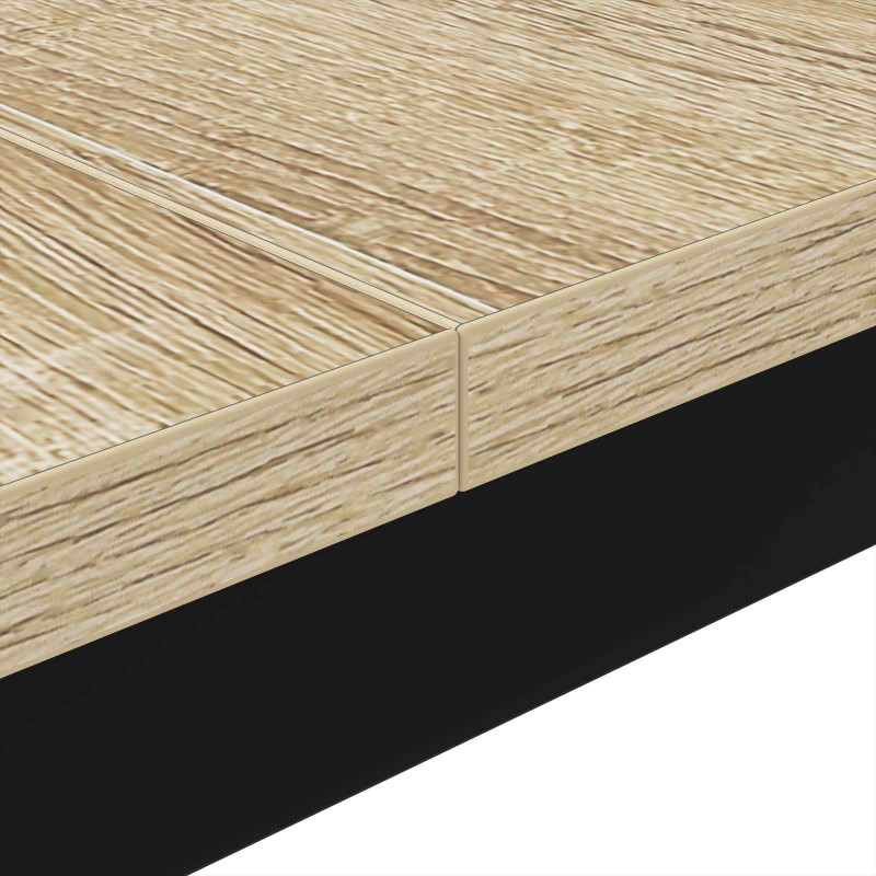 Stolik kawowy Sonoma 100 x 100 x 45 cm Materiał drewnopochodny