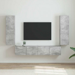 Szafka pod telewizor 2 pcs Betonowy 30 x 31 x 100 cm