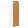 Szafka pod telewizor Błyszcząca biel 30 x 31 x 100 cm