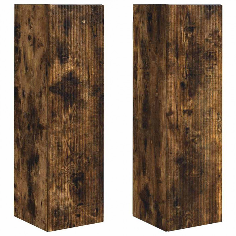 Szafka pod telewizor 2 pcs Dąb wędzony 30 x 31 x 100 cm