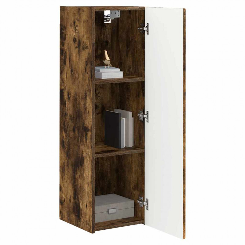 Szafka pod telewizor 2 pcs Dąb wędzony 30 x 31 x 100 cm