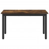 ławka Dąb dymny 80 x 35 x 45 cm Materiał drewnopochodny