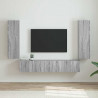 Szafka pod telewizor 2 pcs Szary Sonoma 30 x 31 x 100 cm