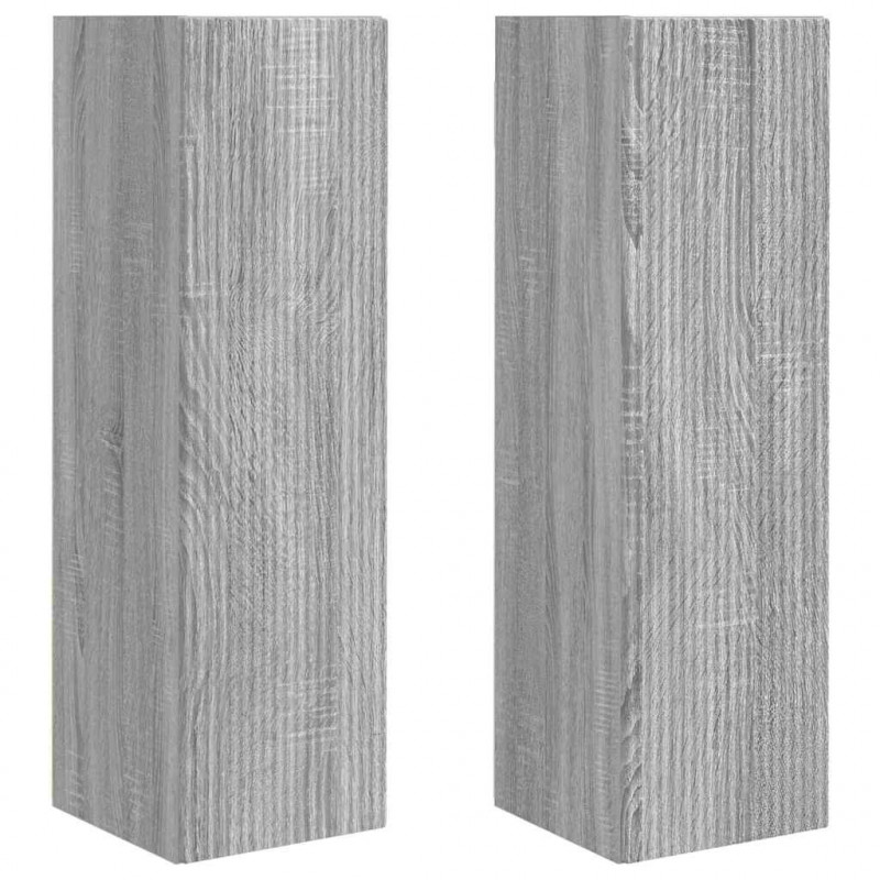 Szafka pod telewizor 2 pcs Szary Sonoma 30 x 31 x 100 cm