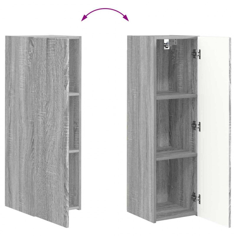 Szafka pod telewizor 2 pcs Szary Sonoma 30 x 31 x 100 cm