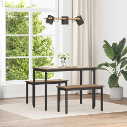 ławka Dąb rzemieślniczy 80 x 35 x 45 cm Materiał drewnopochodny